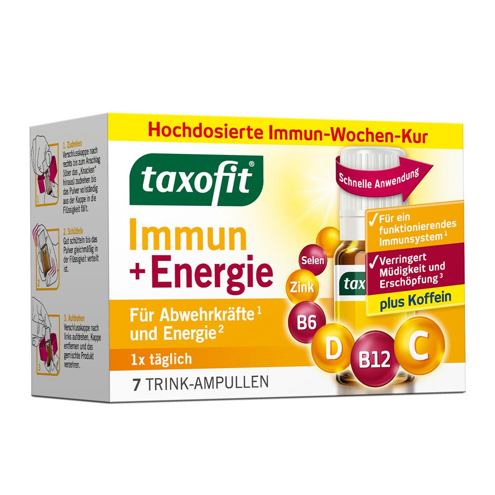 Taxofit Immun & Energie Trinkampullen 7x10 ml