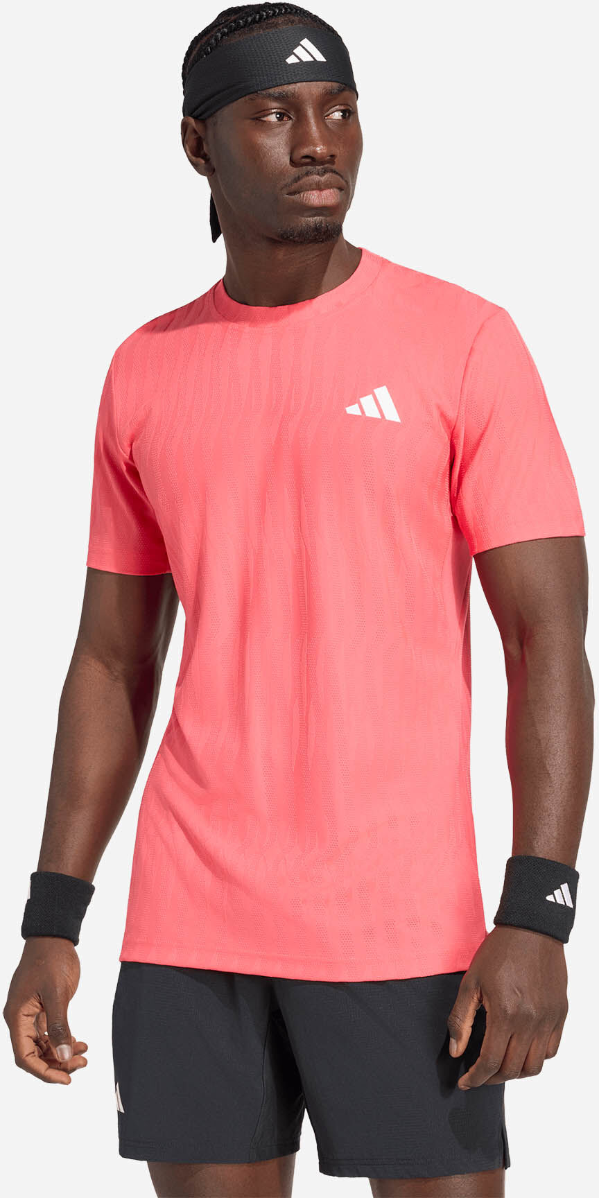 Adidas Sport M - T-shirt Tennis - Uomo - Rosso M