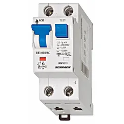 Schrack LS-FI-Schalter, Kennlinie B, 25A, 30mA, 1+N, Typ A (BO618625--)