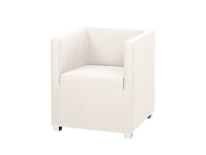 Fauteuil cocktail Beige Tissu Baca 63 x 71 x 64cm