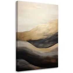 WANDBILD goldene wellen