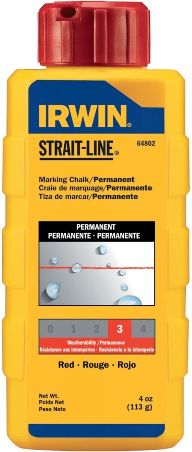 IRWIN Schlagschnurkreide 227g rot STRAIT-LINE ; Irwin Tools (64902)