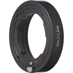 Novoflex Adapter für Leica M Objektive an Nikon Z, Objektivadapter, Schwarz