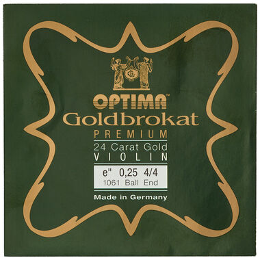 "Optima Goldbrokat 24K Gold e"" 0.25 BE "