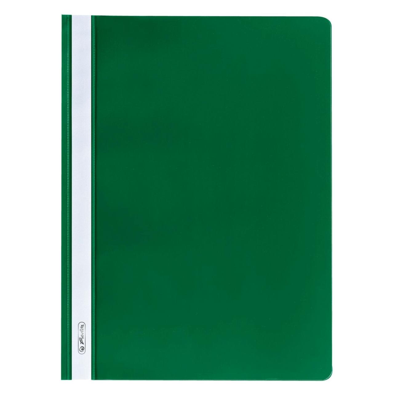 Herlitz Schnellhefter, DIN A4, aus PP-Folie, grn (A4) (975458)