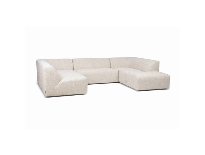 Livetastic Wohnlandschaft Hector, Creme, U-Form, einzeln stellbar, 307x214 cm, modular, Wohnzimmer, Sofas & Couches, Wohnlandschaften, Wohnlandschaft U-Form