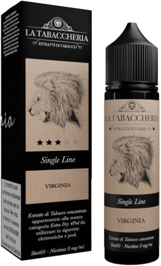 La Tabaccheria Virginia Extra Dry Liquido Shot 20ml Tabacco