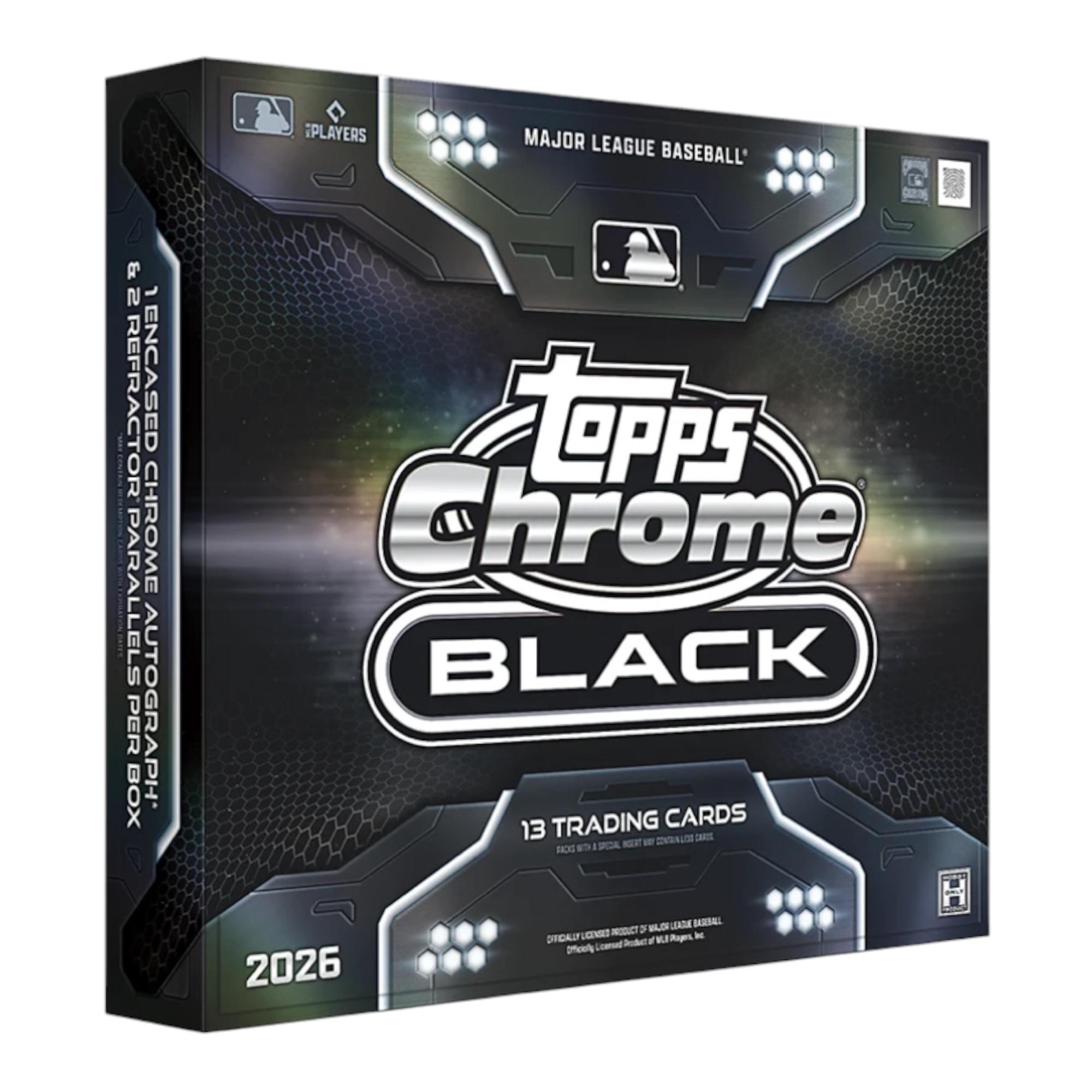 Topps 2026 Topps Chrome Black Baseball Hobby Box