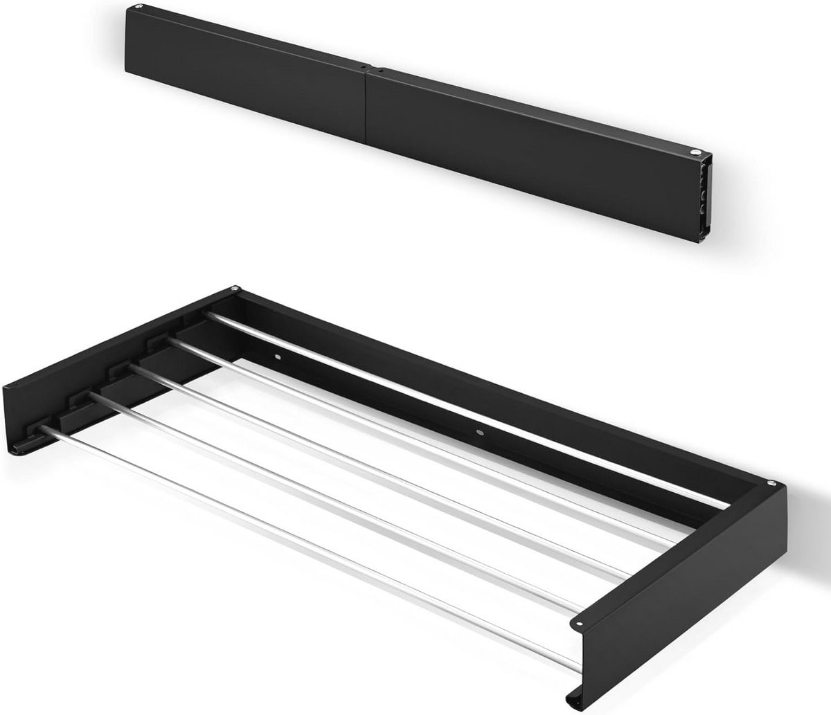 Inklapbaar wandgemonteerd droogrek 80 cm