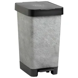 Treteimer Style Schwarz/Grau ca. 25l