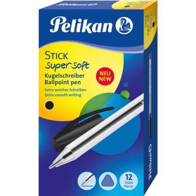 Pelikan Kugelschreiber Stick super soft, Schwarz