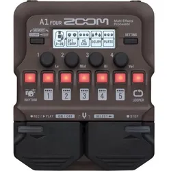 Zoom A1 Four Effektgerät mit Netzteil (Saxophon, Trompete, Violine), Effektpedal