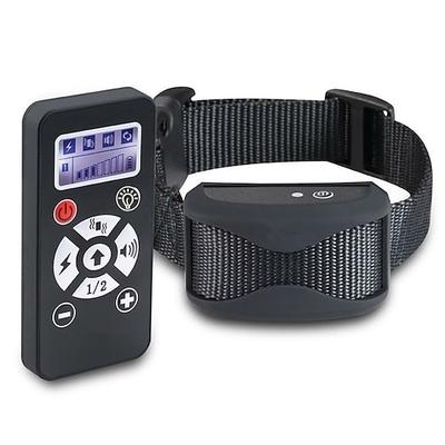 haustier hundehalsband fernbedienung wasserdicht wiederaufladbar lcd schock vibrationen soundhalsband 181