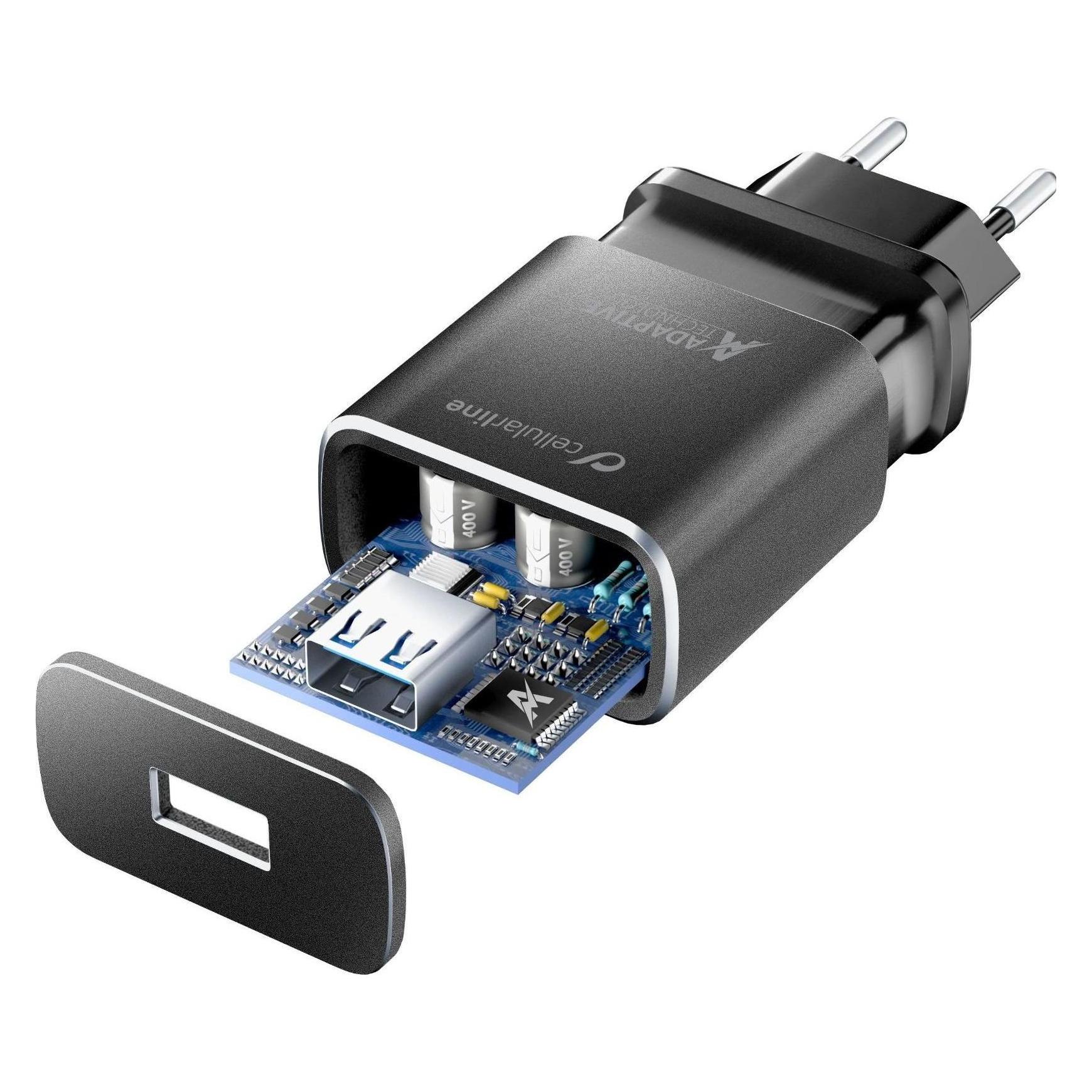 Cellularline Extreme (15 W, 1 Port) (TETRACHSMKIT15WTYC)