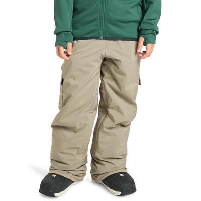 Snowboardhose QUIKSILVER "Porter", Jungen, Gr. 14, Normalgrößen, beige (fallen rock), Obermaterial: 100% Polyester., Hosen