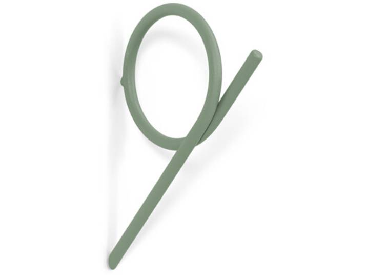 Spinder Design Haken Pallis dusty green Stahl H 12.5 cm 1