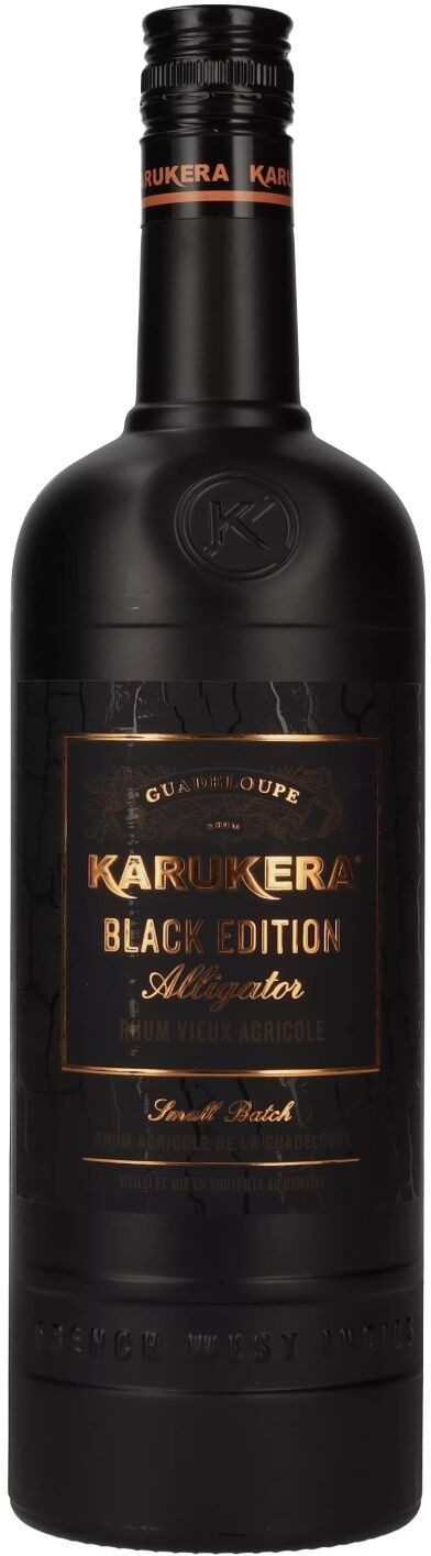 Rhum Karukera Karukera BLACK EDITION Alligator Rhum Vieux Agricole 45% Vol. 1l