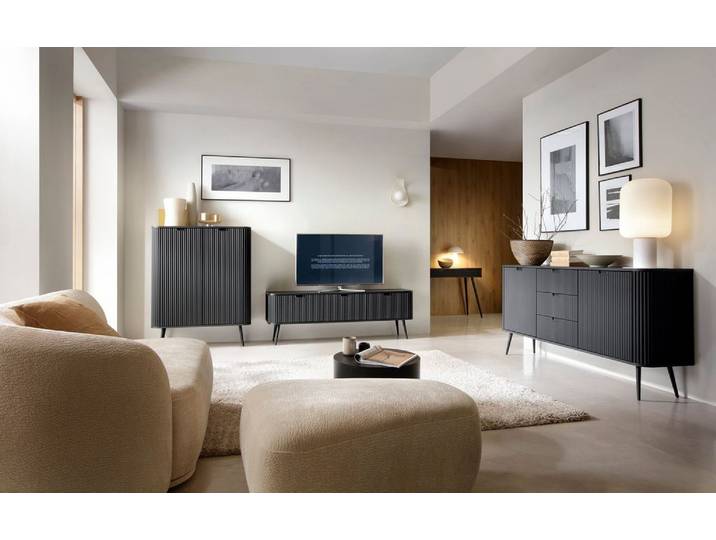 Wohnzimmer-Set Wohnzimmermöbel Set 4-teilig – ZOVA