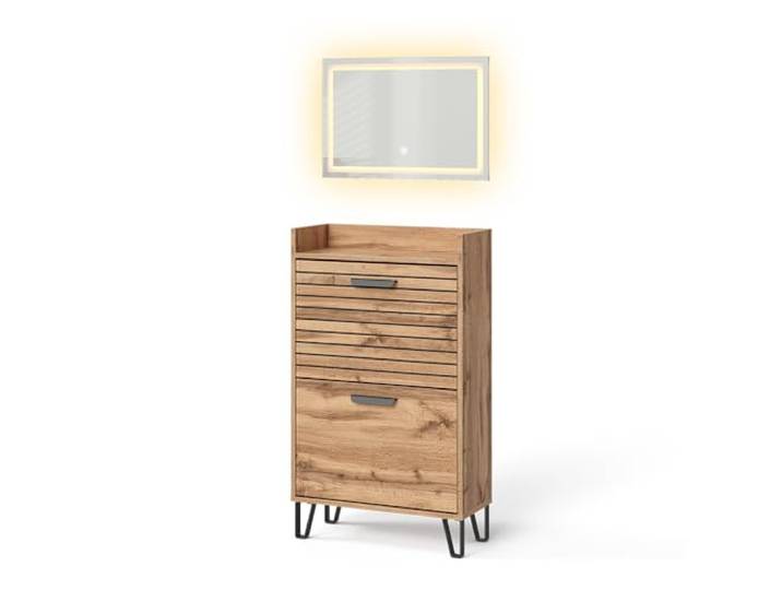 Vicco Garderobe Amber, Eiche Wotan, 59.8 x 100 cm
