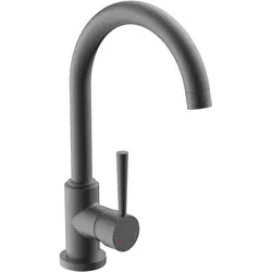 Schütte, Küchenarmatur, Wasserhahn Küche CORNWALL Spültischarmatur Graphit matt Schwenkbar 79162