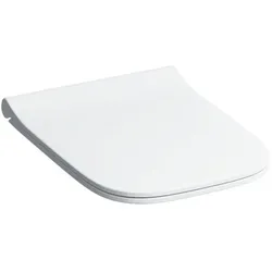 Geberit Smyle Square WC-Sitz 500239011 weiss, ohne Absenkautomatik, Scharniere chrom