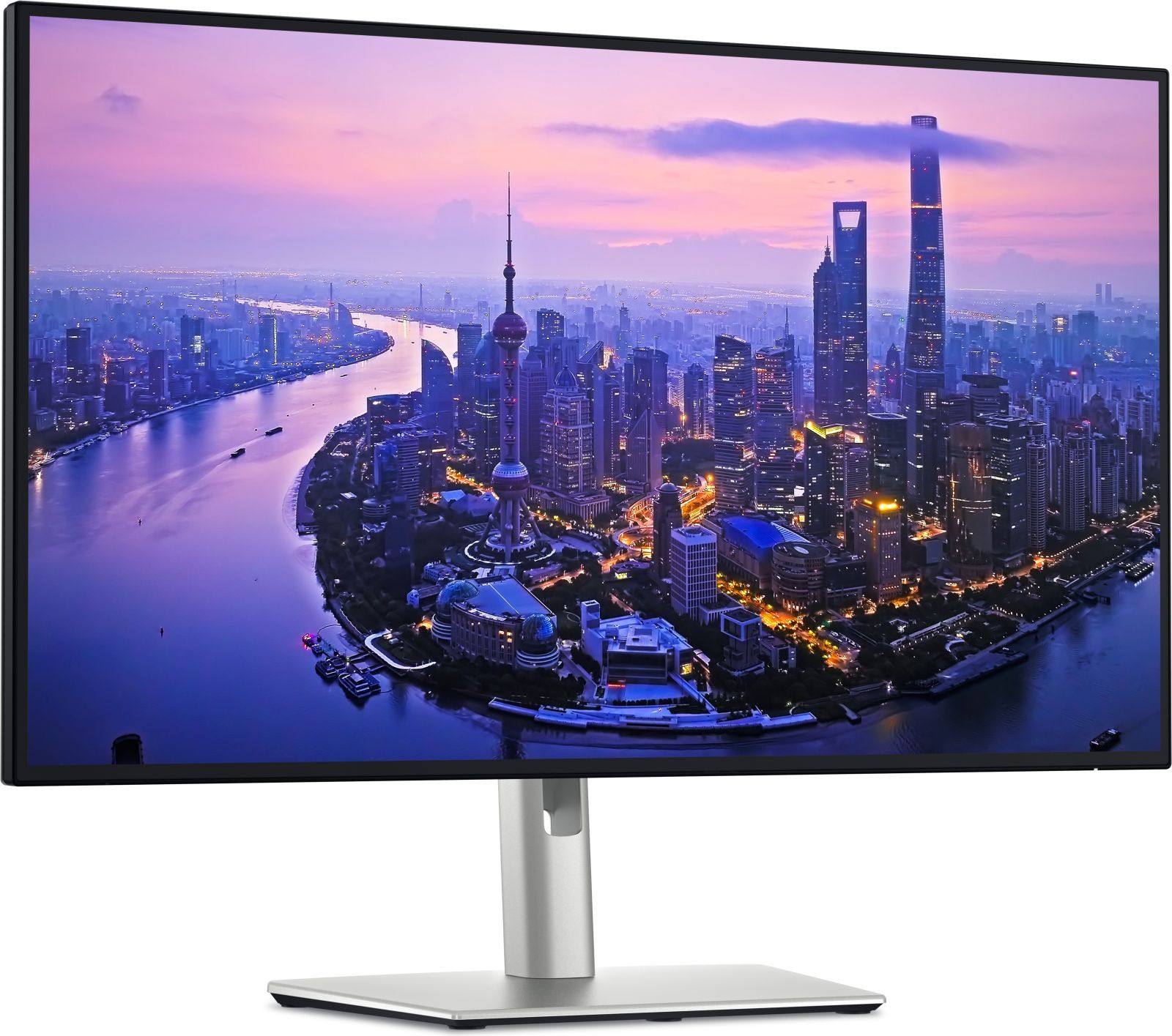 DELL UltraSharp U2725QE, 68,6 cm (27"), 3840 x 2160 Pixel, 4K Ultra HD, LCD, 8 ms, Schwarz, Silber