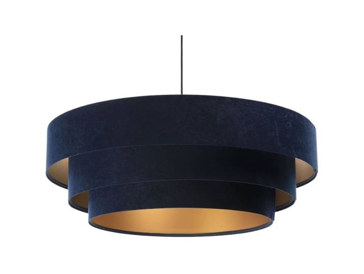 Suspension tissu bleu 60x60x25 cm