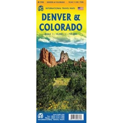 Touristische Karte Denver & Colorado, Karte von , International Travel Maps, 978-1-77129-231-3