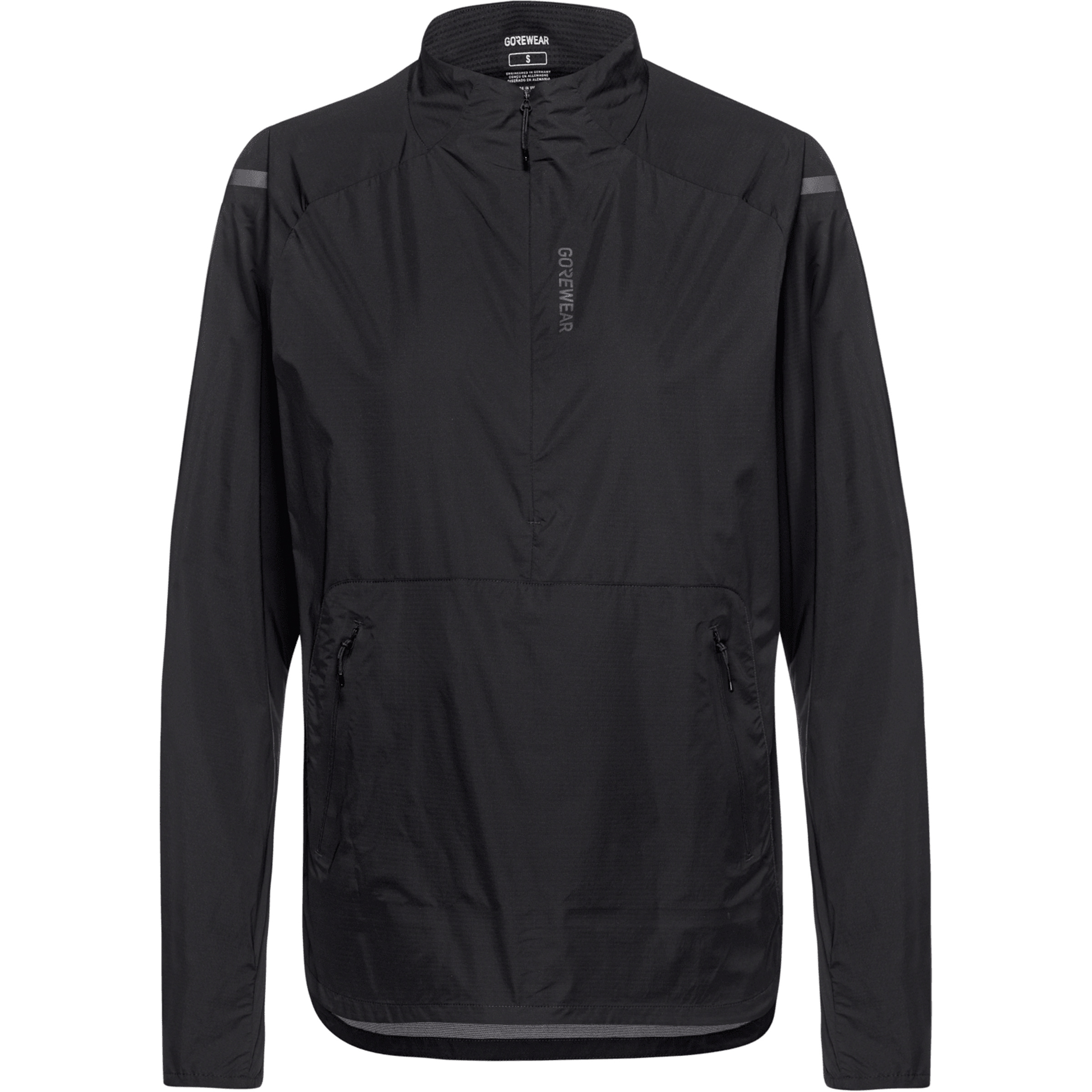 Gore Wear Concurve Windbreaker Anorak Damen Laufjacke schwarz Größe L Trailrunning | Laufen Wasserabweisend Wasserabweisend