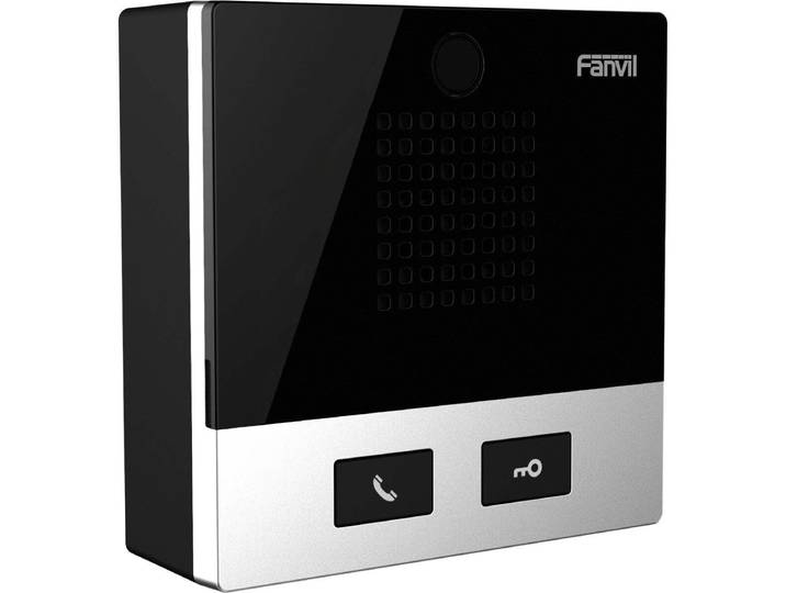 Fanvil I10SD - Noir - argenté - IP54 - acrylonitrile-butadiène-styrène (ABS) - vertical - Ethernet rapide - 10\,100 Mbit/s (I10SD)