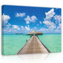 LEINWAND BILDER Strand Meer 60x40