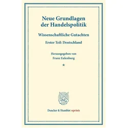 Neue Grundlagen der Handelspolitik, Fachbücher