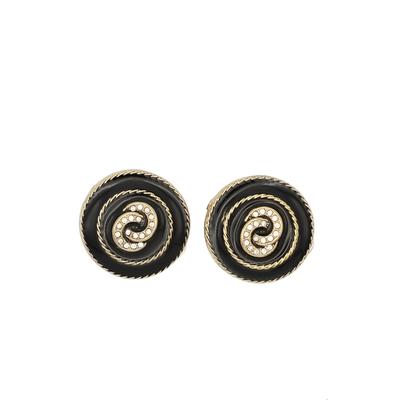 Paar Ohrclips "Stuttgart", Damen, Gr. Messing, gold, COLLEZIONE ALESSANDRO, Ohrringe