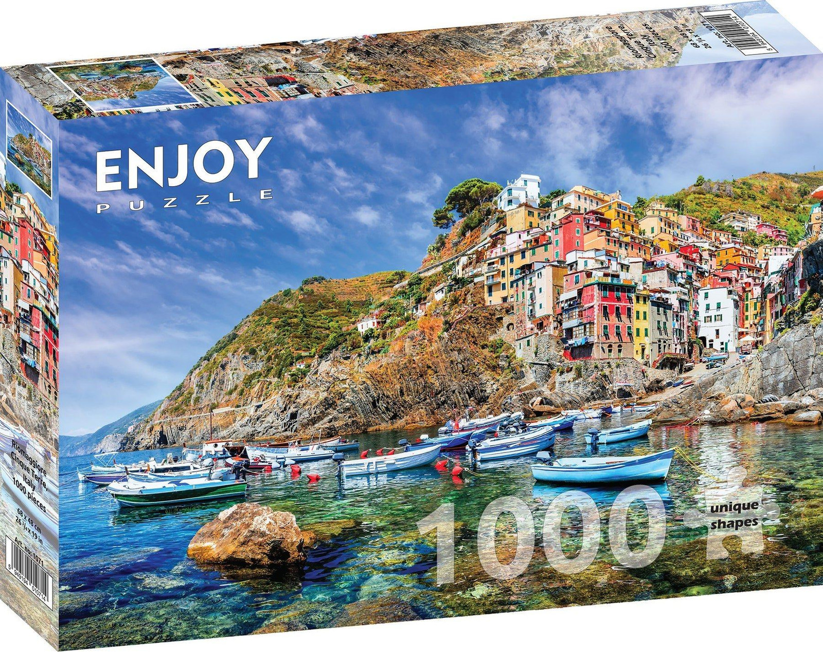ENJOY Puzzel Riomaggiore, Cinque Terre, Italië - 1000 stukjes