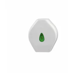 PlastiQline Großrollenspender MINI - Toilettenpapierspender - Farbfenster grün