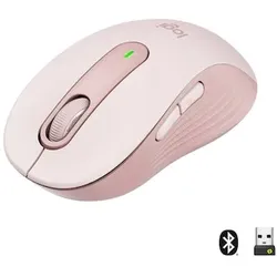 Logitech Signature M650 Gr.M Kabellose Maus Rosa