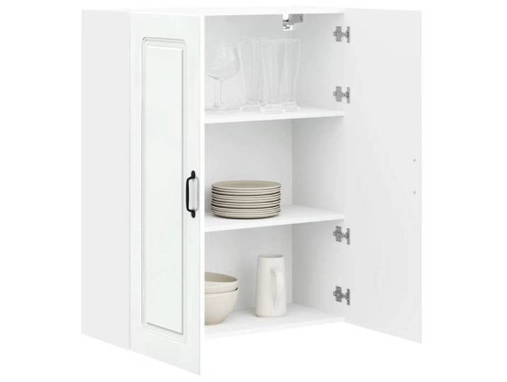 Cabinet de cuisine - Panneau de lave-vaisselle Kalmar - Blanc brillant - design élégant - Assemblage requis（9504）