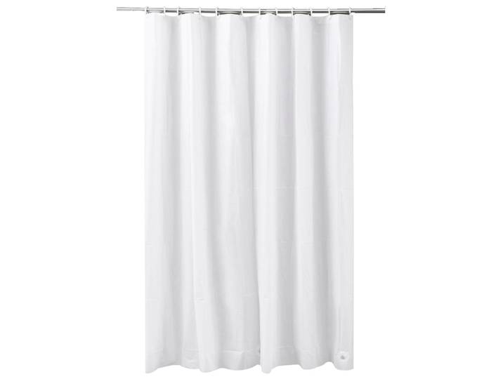 Duschvorhang ADOB, weiß, B:180cm H:200cm, Polyester, Duschvorhänge, Duschvorhang, Höhe 200 cm