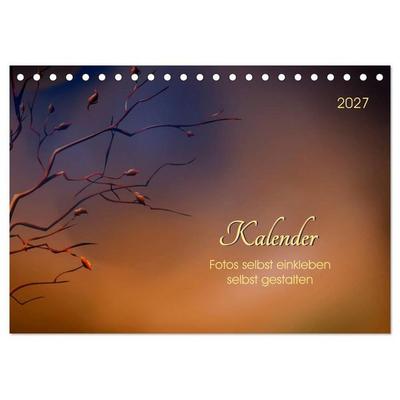 Kalender, Fotos selbst einkleben, selbst gestalten (Tischkalender 2027 DIN A5 quer), CALVENDO Monatskalender