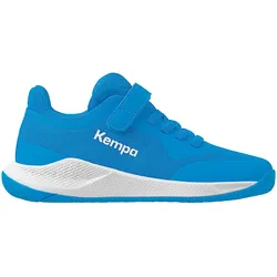 Kempa Kourtfly Handballschuhe mit Klettverschluss Kinder kempablau/weiß 31