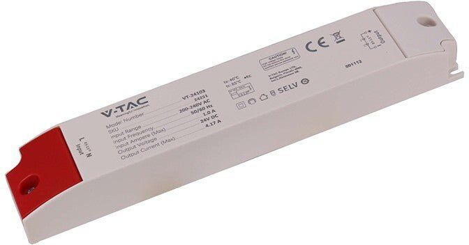 VTAC Transformateur 100W 24V 4,17A IP44