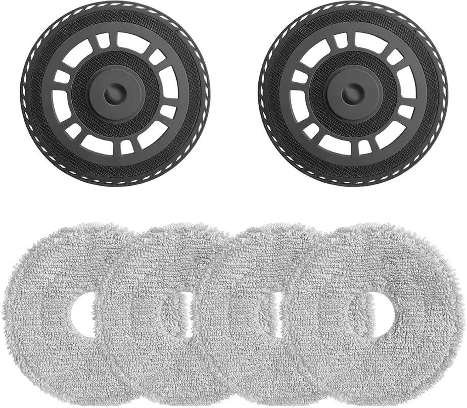 INF Kompatibel mit Dreame Saugroboter Zubehör Halterung X10 X20 X30 X40 L20 Wischmopp Halterung Ersatzteil in Grau