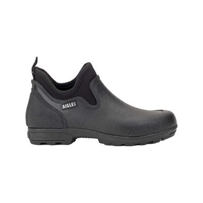Gummistiefel AIGLE "Lessfor Plus 2 M", Damen, Gr. 39, schwarz, Obermaterial: 100% Naturkautschuk NaRubber., Schuhe Gummistiefel