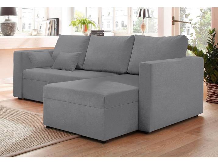 Home affaire Ecksofa Pur L-Form, wahlweise mit Bettfunktion