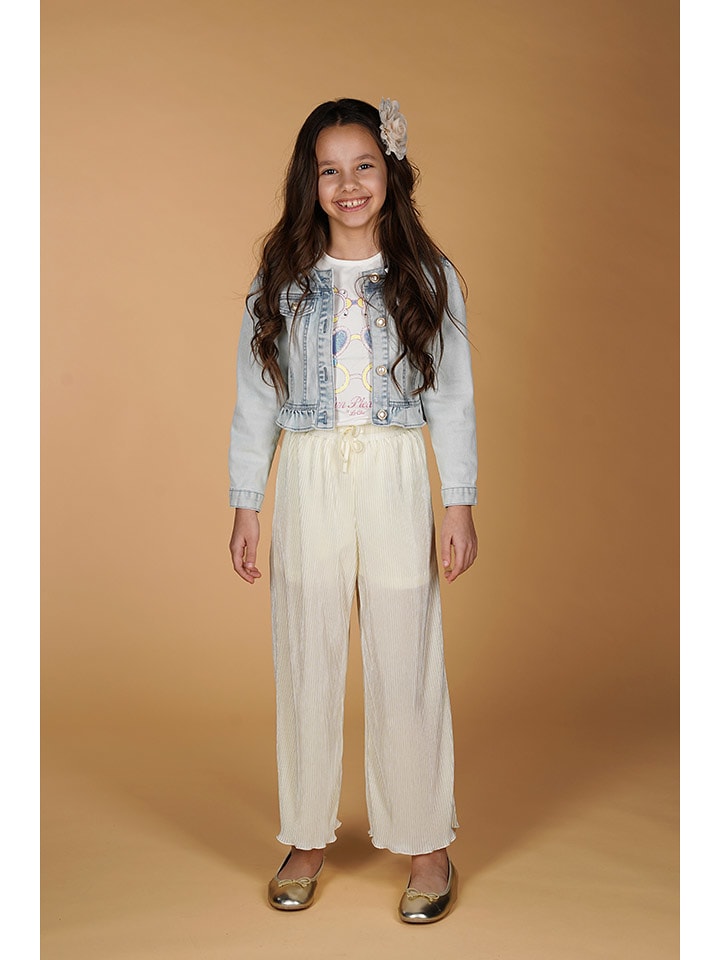 Le Chic Marlenehose "Desra" in Creme - 128