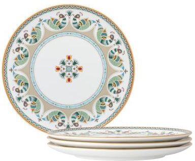 "Noritake Serene Garden Set of 4 Salad Plates, 8-1/4"""