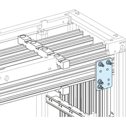 Schneider Electric LVS04605 PrismaSeT-P, Linergy LGYE, Verbindung, lang vertikal,2000-2500A