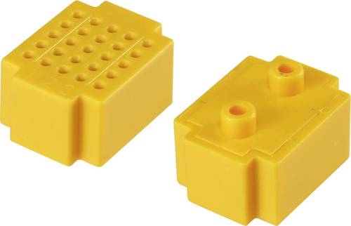 TRU COMPONENTS Steckplatine Gelb Polzahl Gesamt 25 (L x B) 20mm x 15mm 1St.