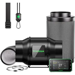 AeroZesh G6 Smart Abluftset Pro 150 mm mit GrowHub E42A+ bis 659 m3/h