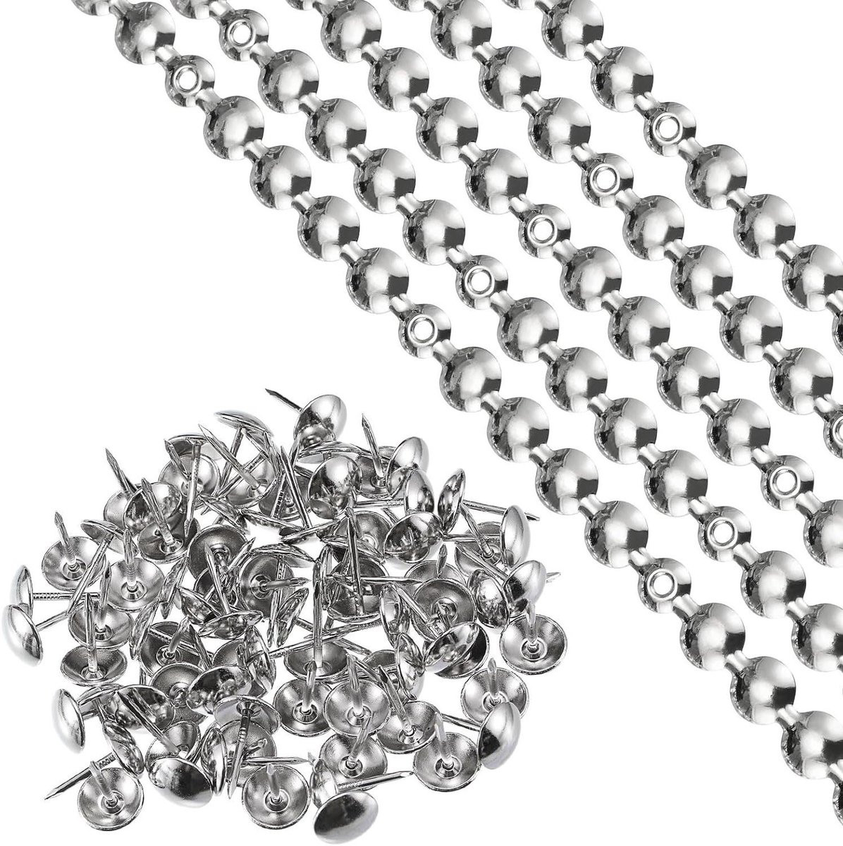 Decoratieve Kussenpennen Meubelnagels Zilver 11mm